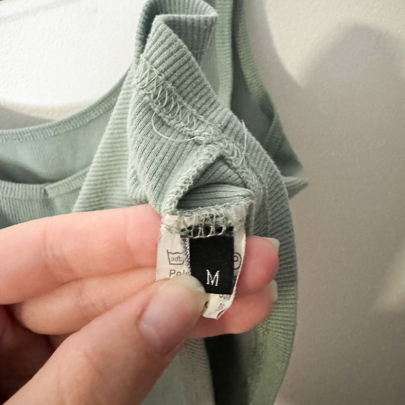 sage green tank top - Picture 3 of 3